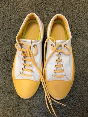 ECCO sneakers 8/39 Cream and Yellow